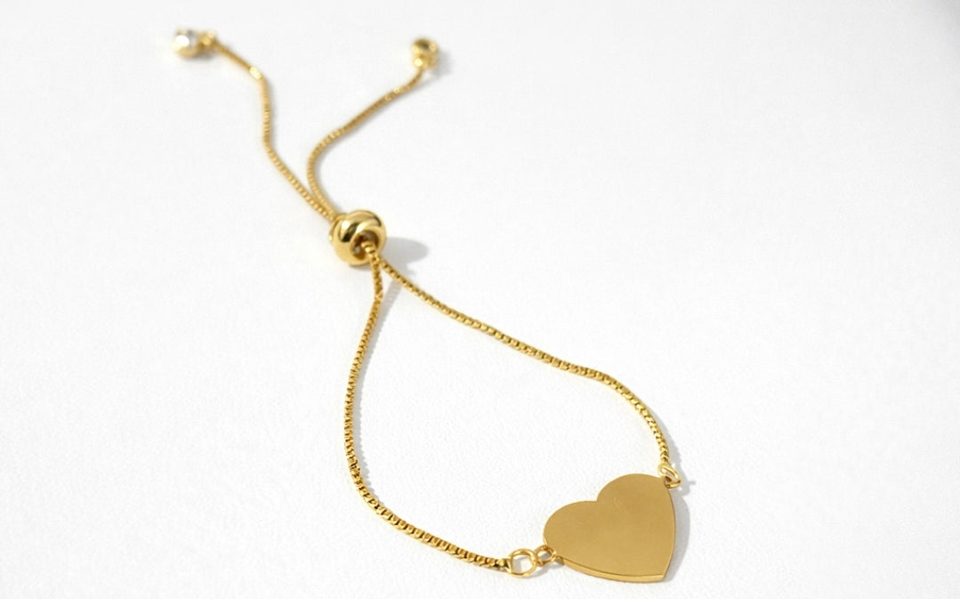 Pulsera Corazón Personalizada – Foto y Mensaje Único